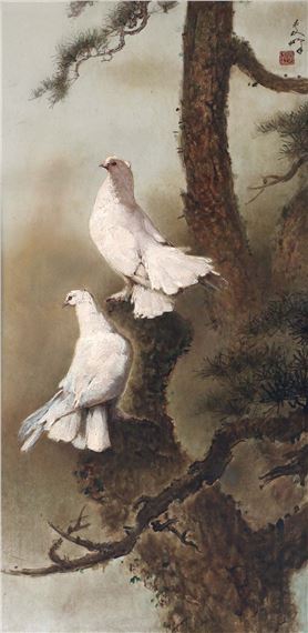 Doves by Lee Man Fong