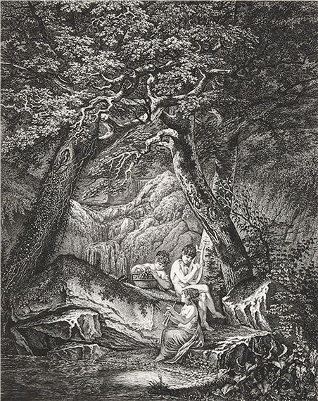 Le Concert Champêtre by Carl Wilhelm Kolbe, Salomon Gessner, 1805