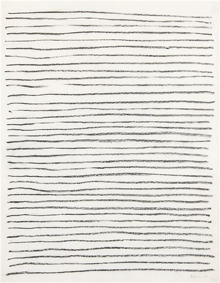 Streifenkomposition by Winfred Gaul, 1974