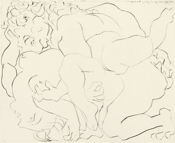 Minotaure et Femme faisant l"Amour