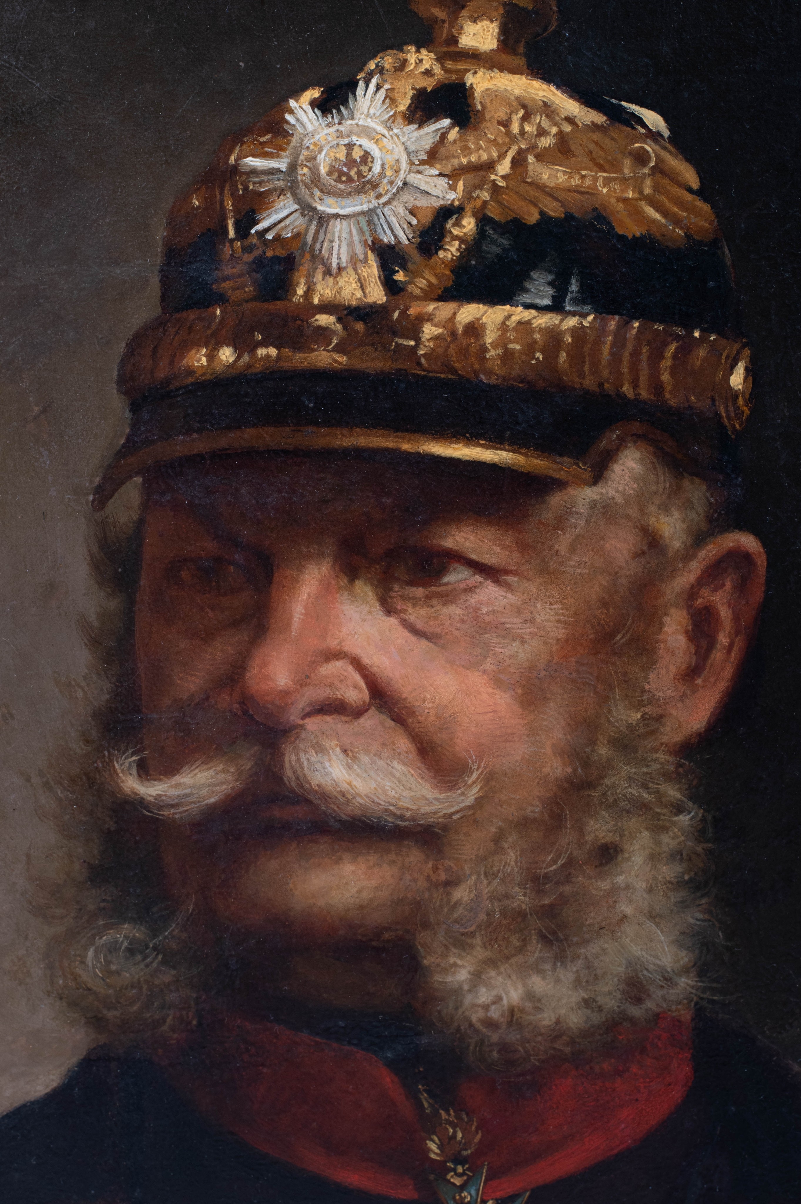 Artwork by European School, 19th Century, KAISER WILHELM I, Made of Oil on canvas