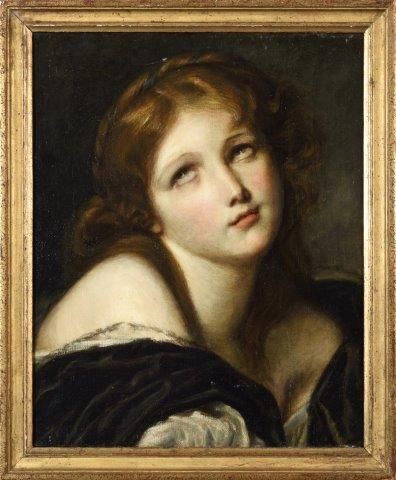 The morning prayer by Jean-Baptiste Greuze, 19th century