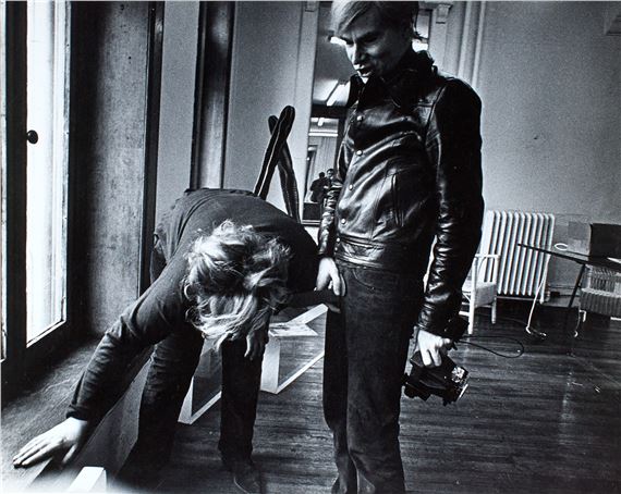 Harry Shunk | Andy Warhol and Brigid Berlin. (Circa 1969) | MutualArt