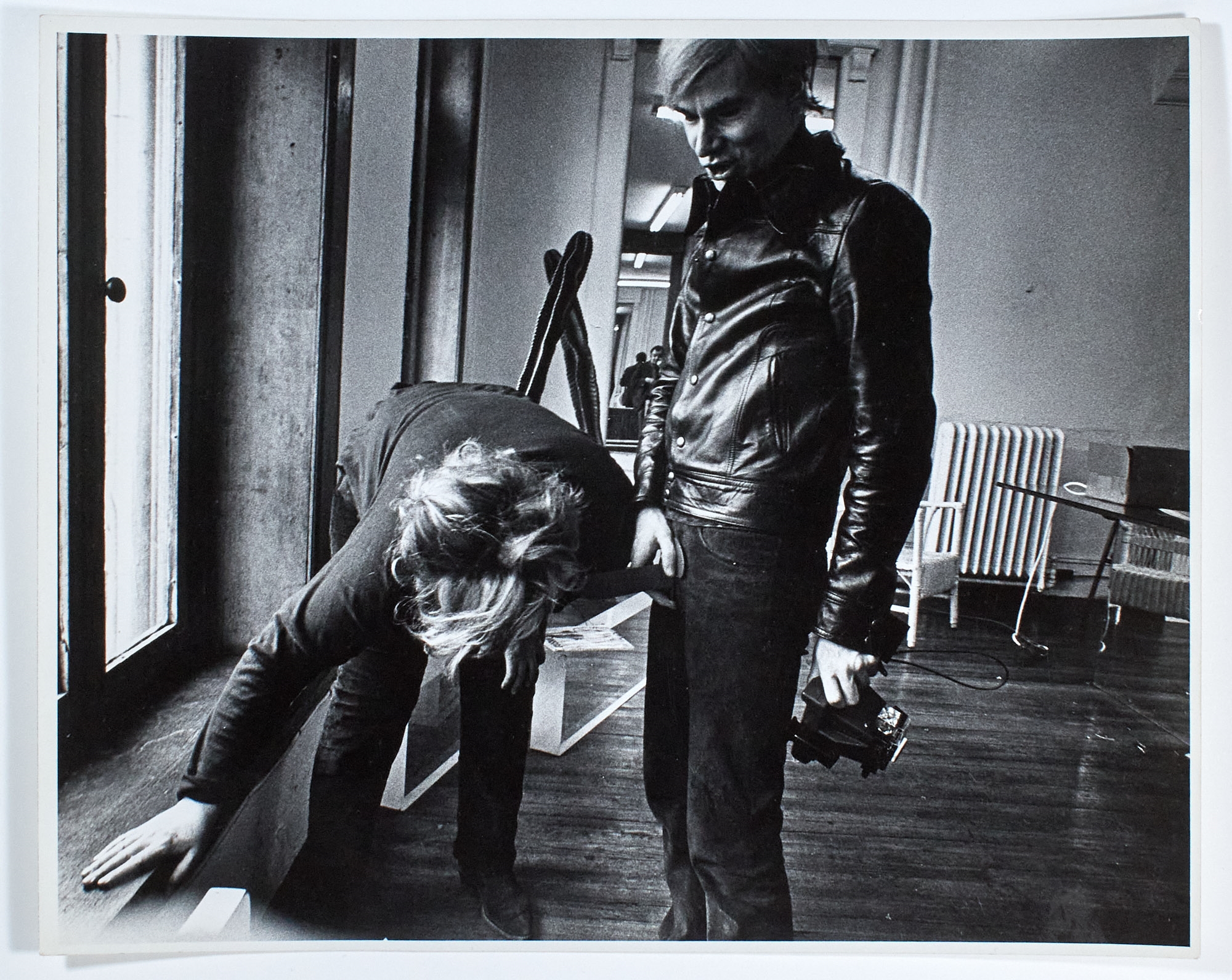 Harry Shunk | Andy Warhol and Brigid Berlin. (Circa 1969) | MutualArt