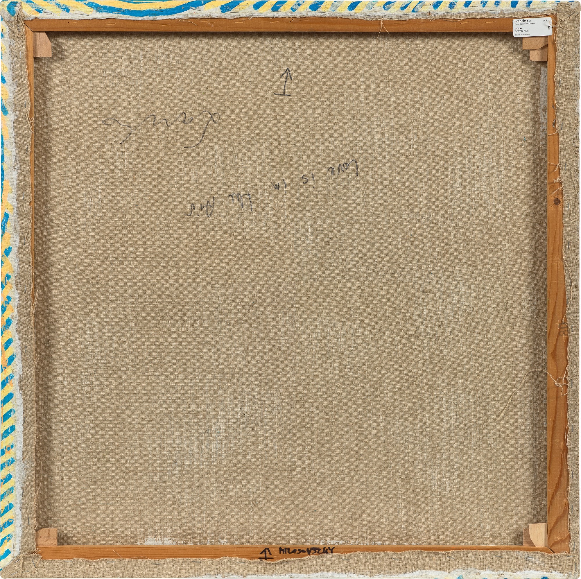 Artwork by Laszlo Milasovszky, Love is in the Air, Made of oil on canvas