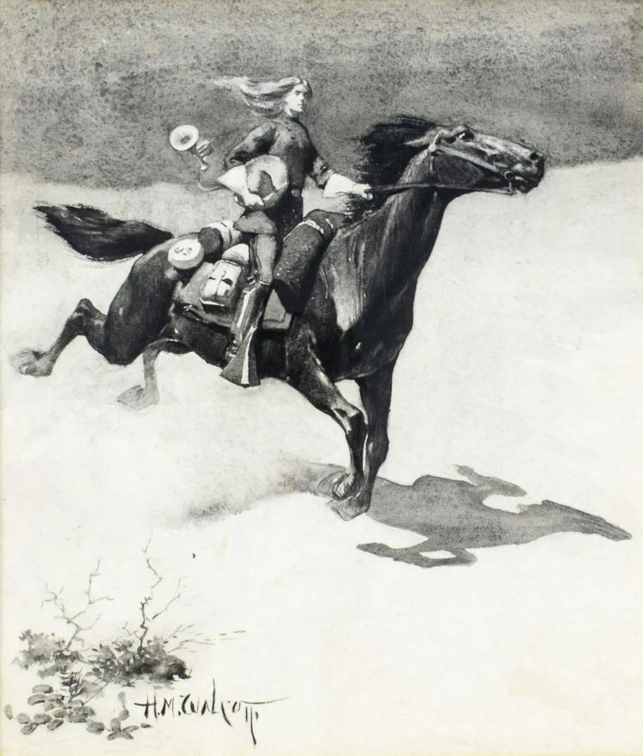 Harry Mills Walcott Calvary Rider MutualArt
