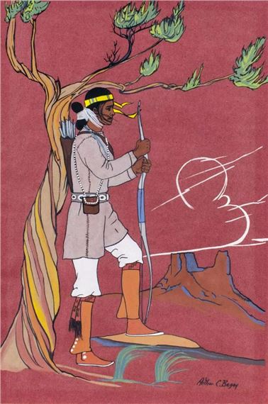 The Navajo Warrior by Arthur C. Begay