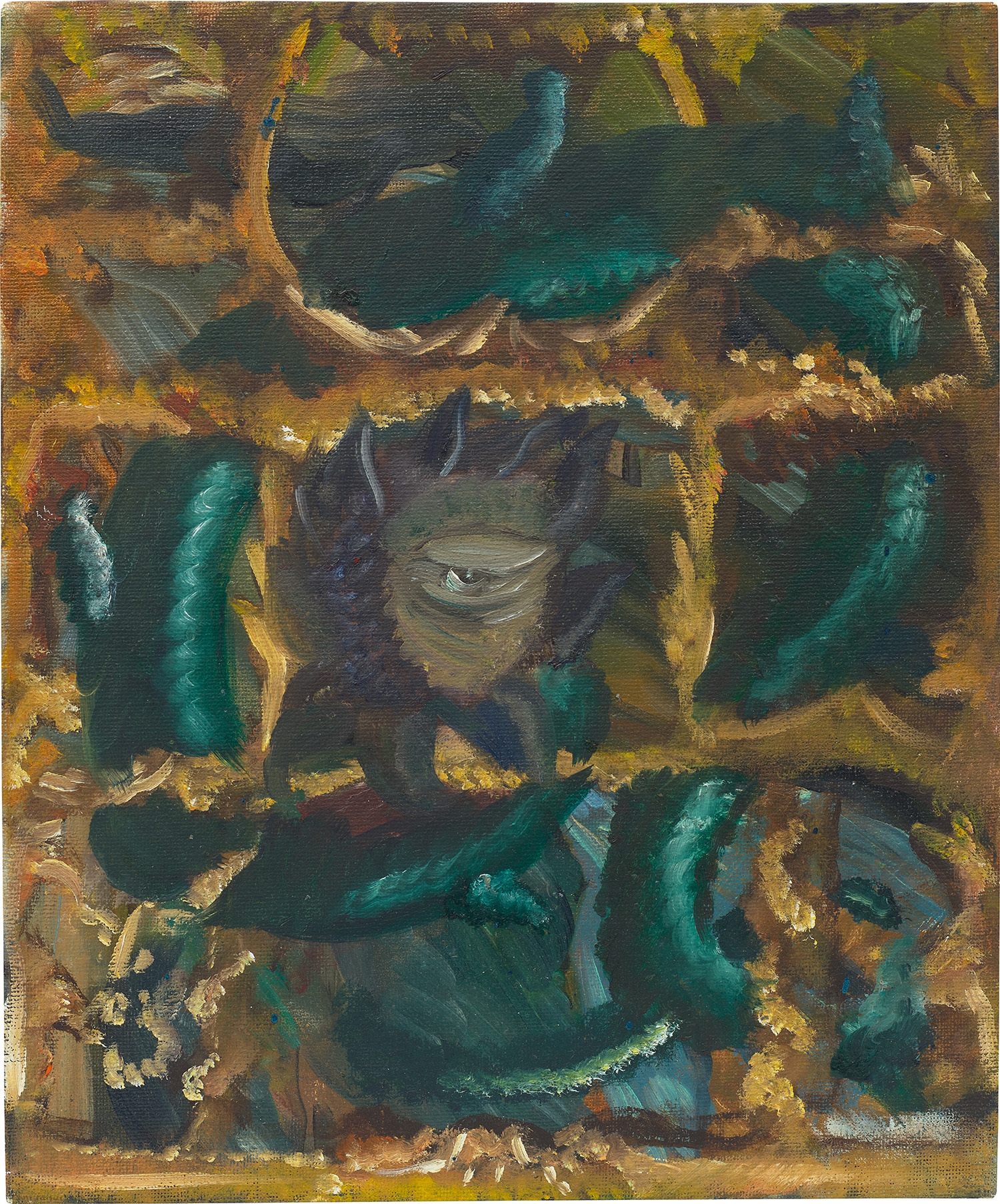 Artwork by Issy Wood, Untitled, Made of oil on canvas board