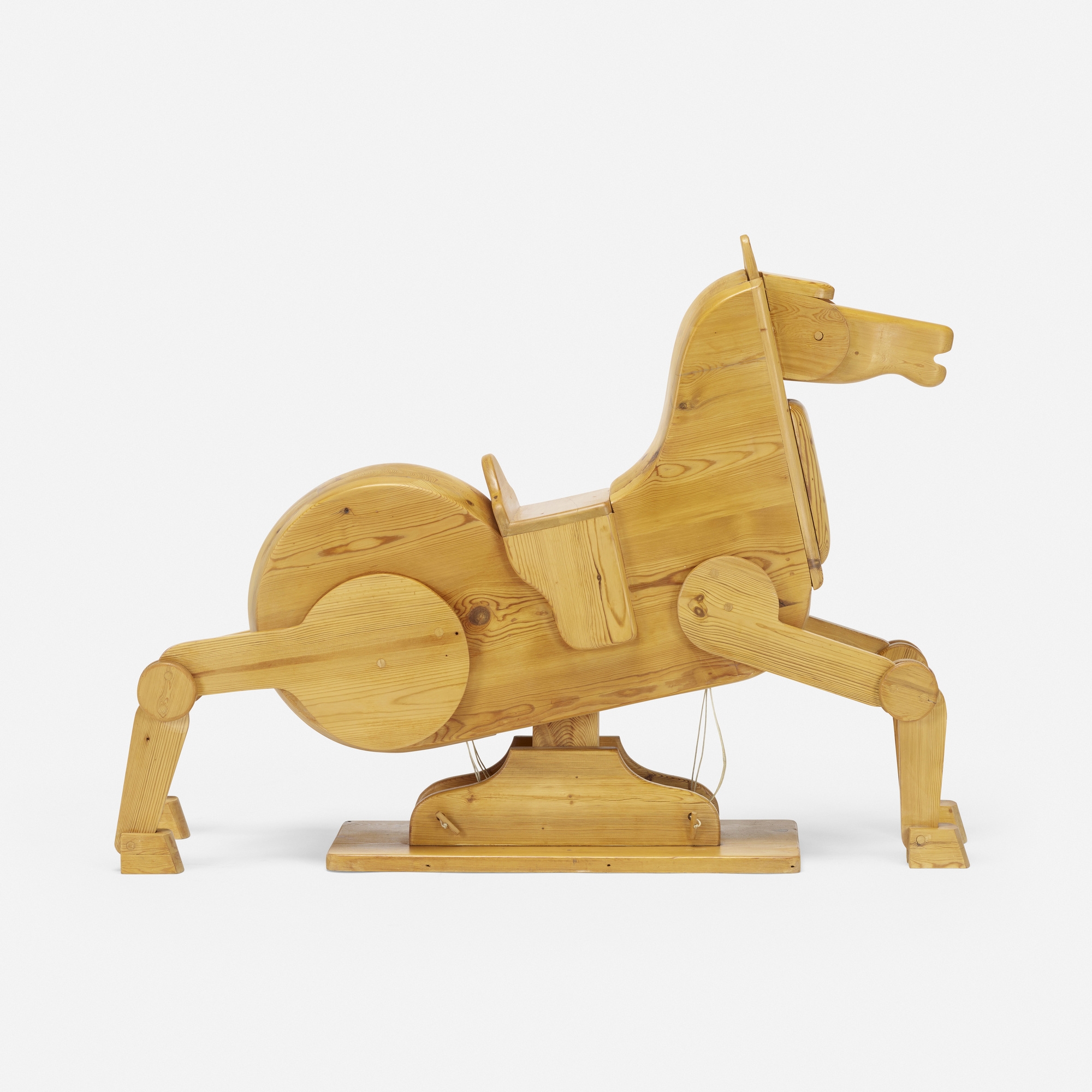 Artwork by Danish School, 19th Century, Rocking horse from Den Permanente, Copenhagen, Made of pine