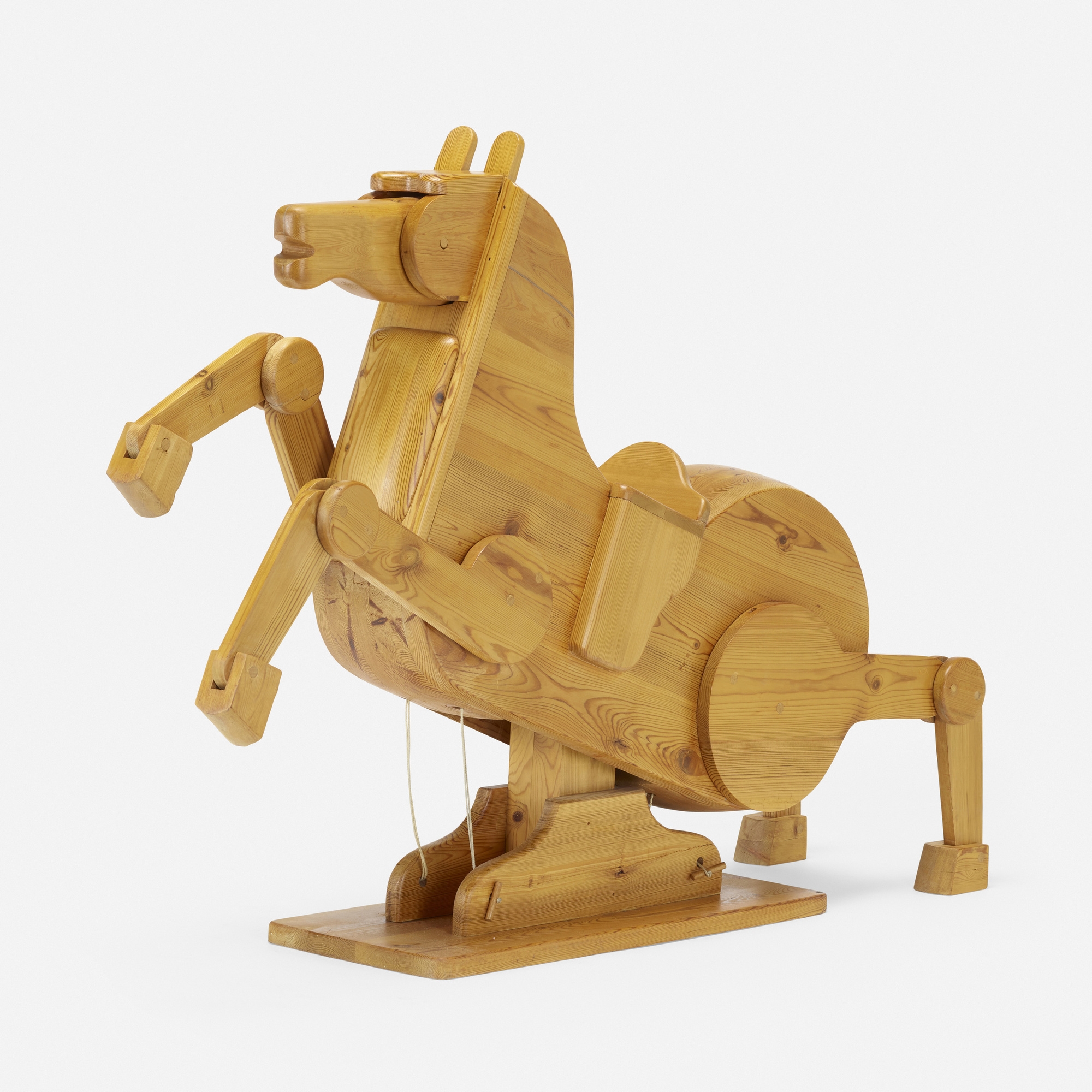 Artwork by Danish School, 19th Century, Rocking horse from Den Permanente, Copenhagen, Made of pine