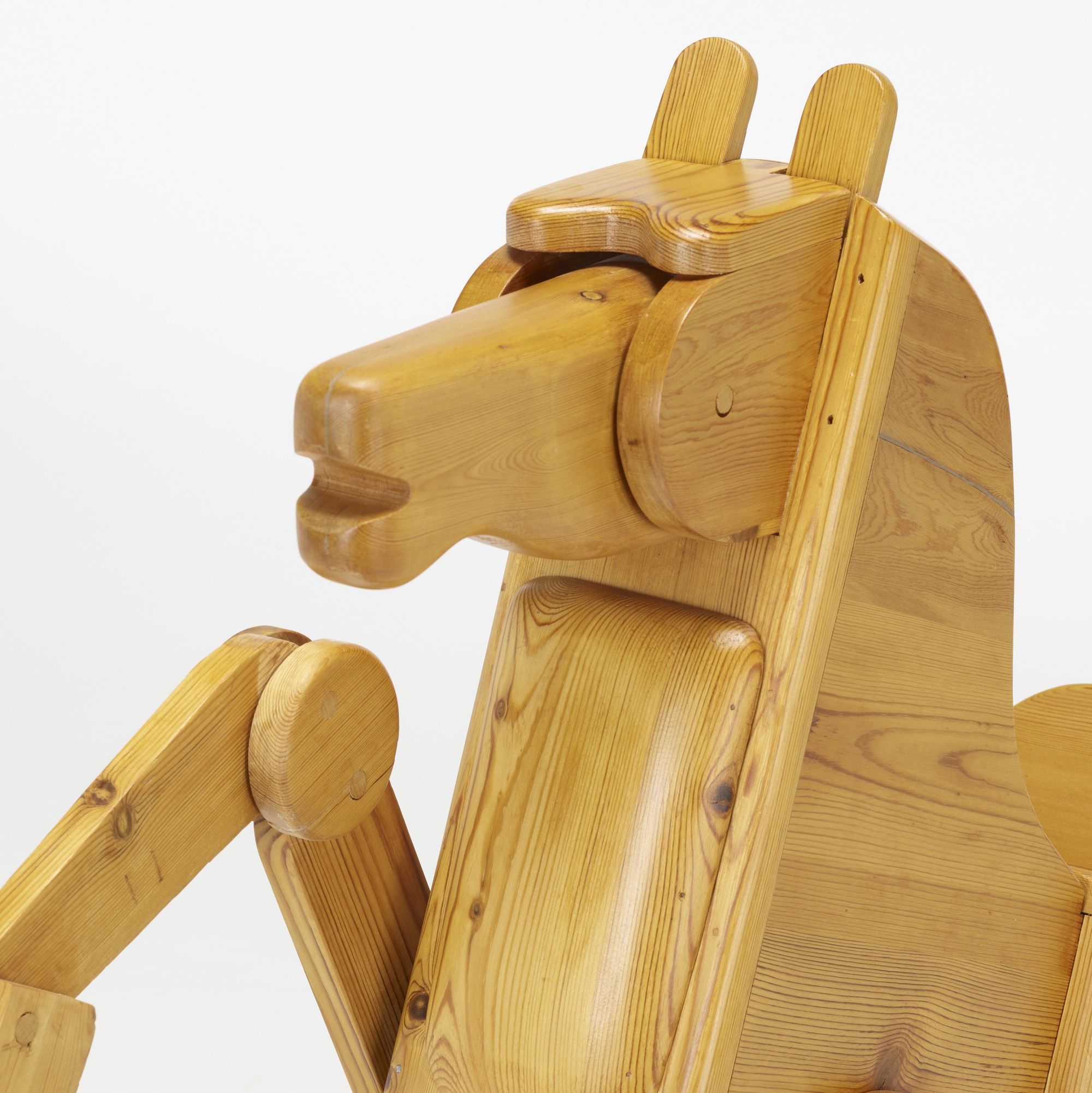 Artwork by Danish School, 19th Century, Rocking horse from Den Permanente, Copenhagen, Made of pine