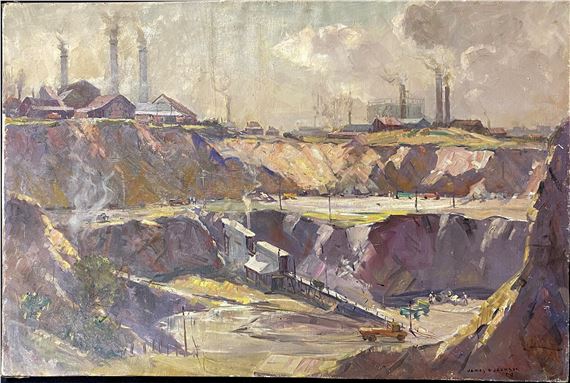 James R. Jackson | The Brick Quarries (1959) | MutualArt