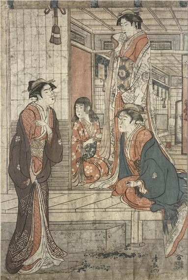 The Story of Ushiwakamaru by Torii Kiyonaga, circa1785