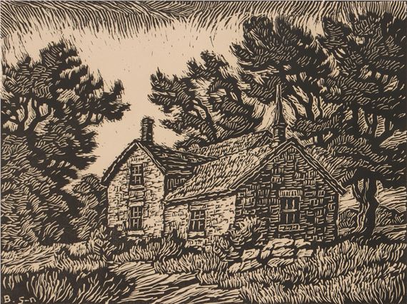 Blue Valley Farm by Birger Sandzén