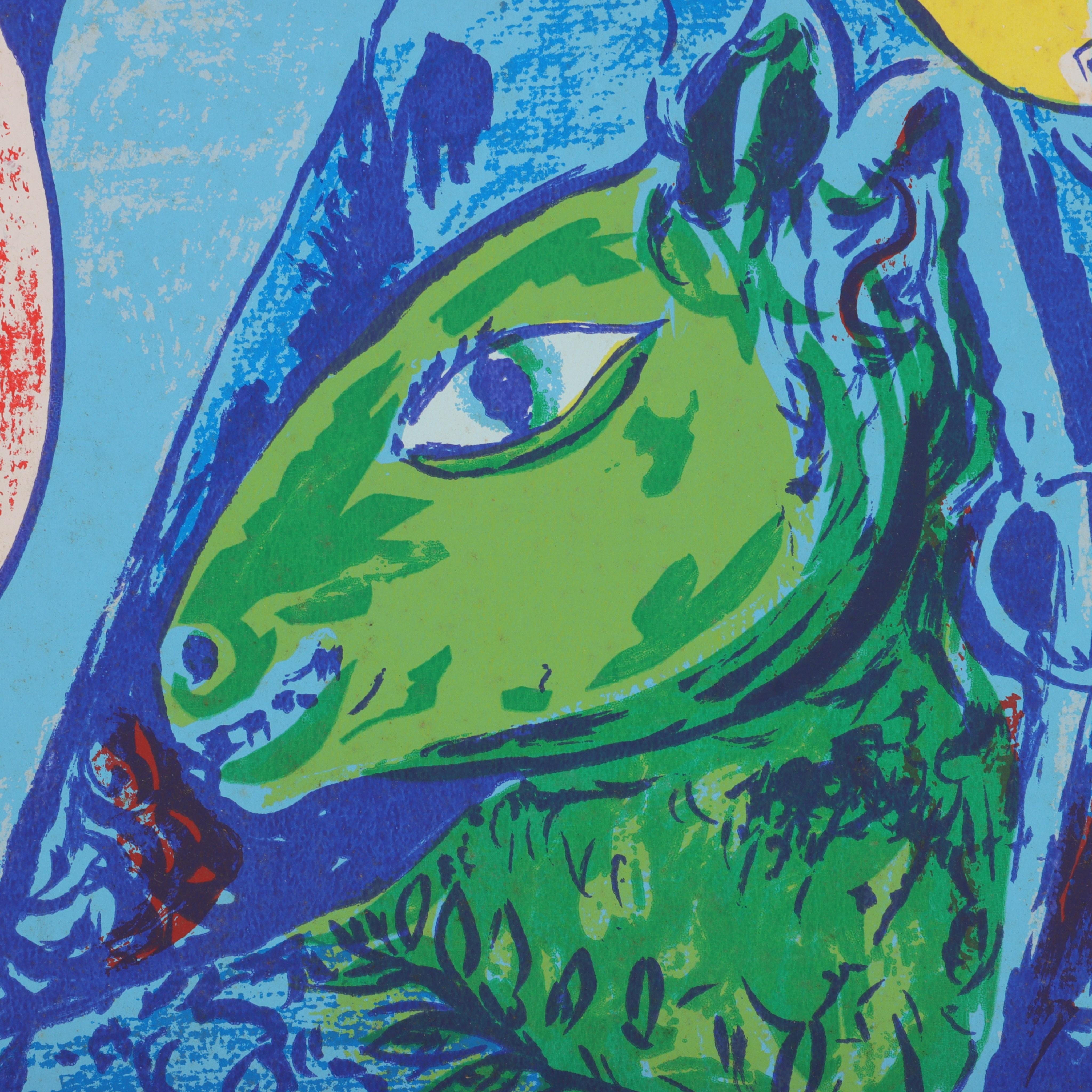 Marc Chagall | 'The Blue Circus' (Le Cirque Bleu) 1967 (1967) | MutualArt