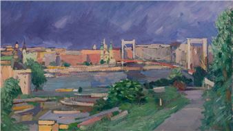 Riverside of Pest - Győző Fáy