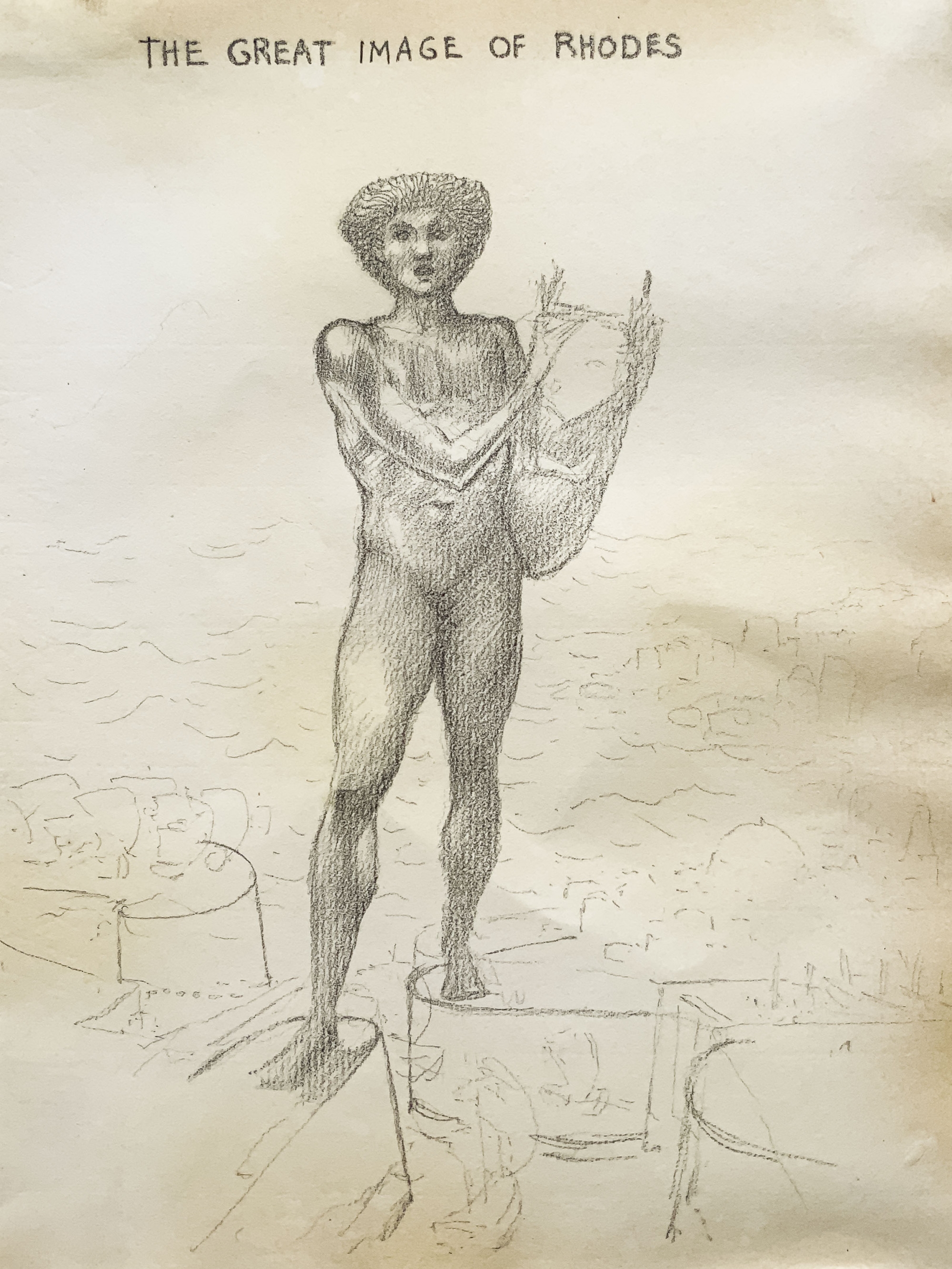Edward Burne-Jones | The Great Image of Rhodes | MutualArt