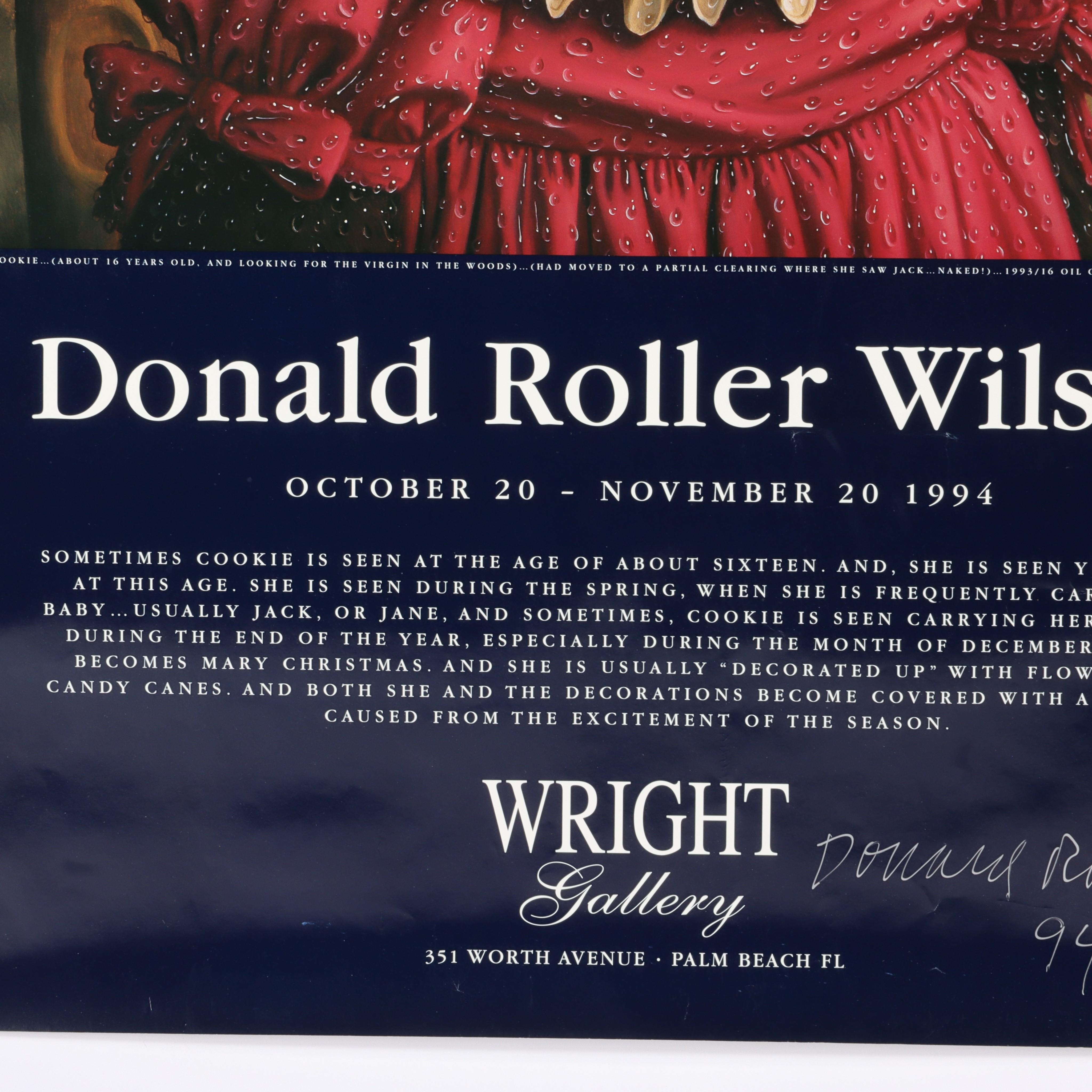 Donald Roller Wilson | Donald Roller Wilson (Born 1938) Wright Gallery ...