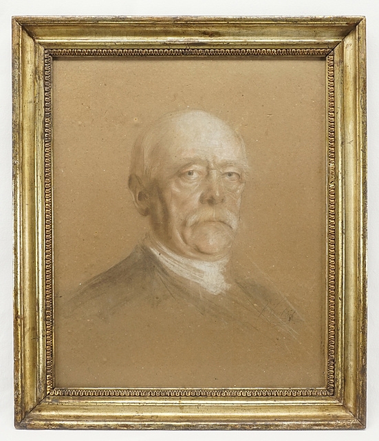 Franz Seraph Von Lenbach Portrait Otto Von Bismarck Mutualart