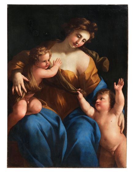 Allegory of Charity, by Giovanni Francesco Romanelli