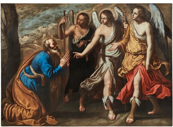 Abraham and the Three Angels, by Artemisia Gentileschi, Onofrio Palumbo