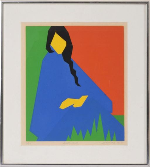 "Americana, " "Alpha Omega " by Mildred Dienstag, 1980