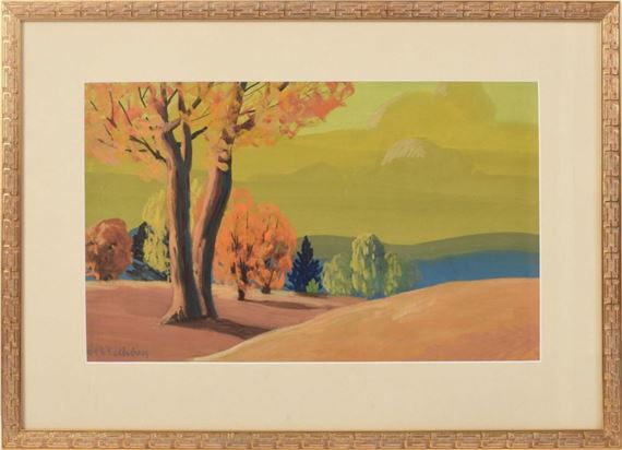 Autumn Landscape - Morris A.K. Feldsberg