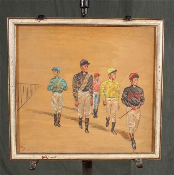 "Heading Towards Saddling Paddock:" - Thomas H. Archer