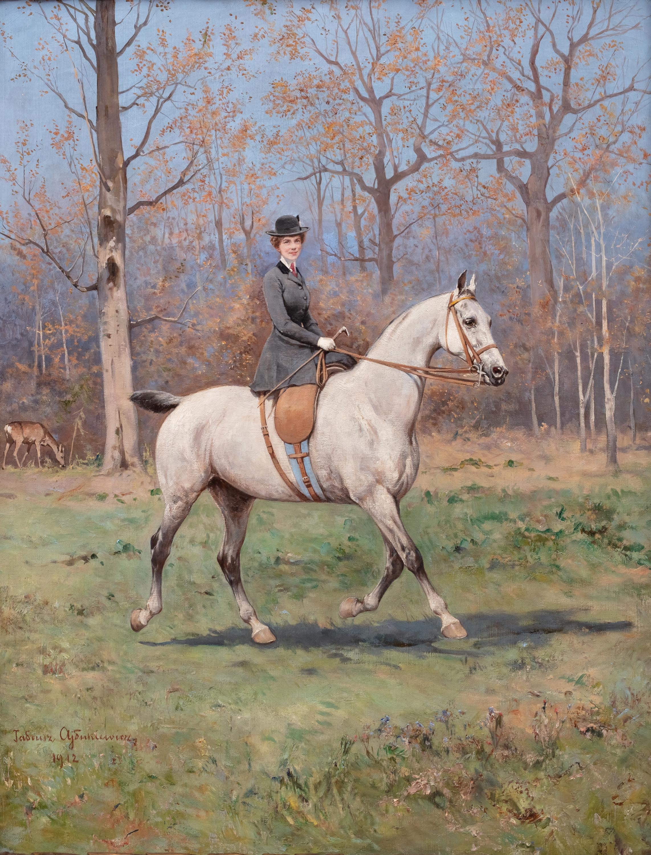 tadeusz-ajdukiewicz-dama-na-koniu-1912-mutualart