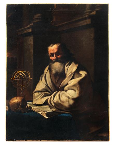 Agostino Scilla | An astronomer with a skull and an armillary sphere ...