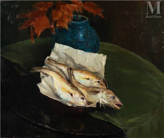 Harengs et bouquet by Kamesuke Hiraga, 1930