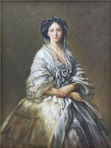 Franz Xaver Winterhalter | Portrait of Empress Maria Alexandrovna née ...
