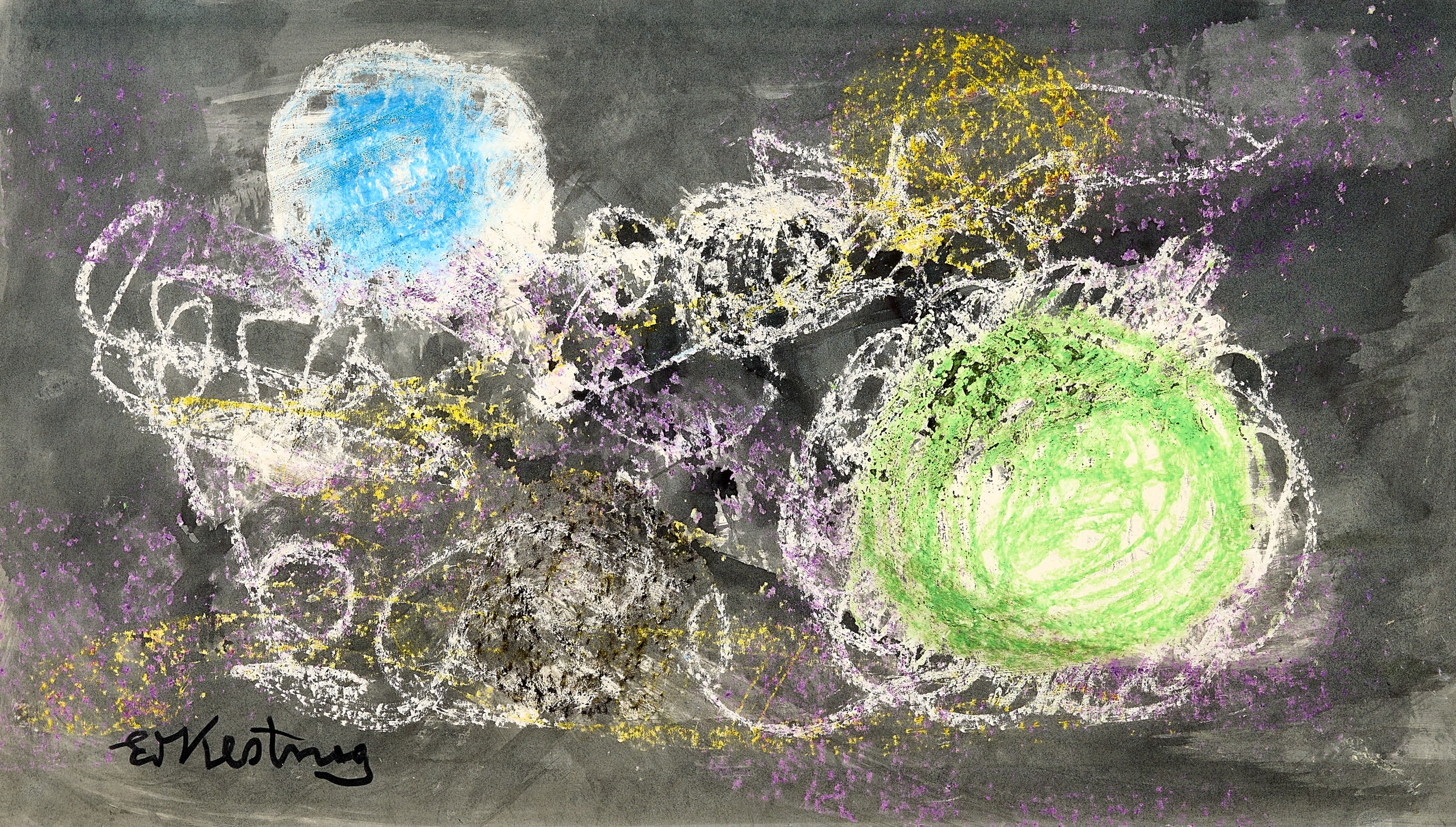 Edmund Kesting | Kosmische Vision (1960) | MutualArt