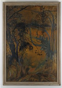 Abstract landscape - Edna Ginesi