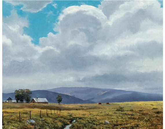 Out to Pasture by Thomas Kinkade, 1983