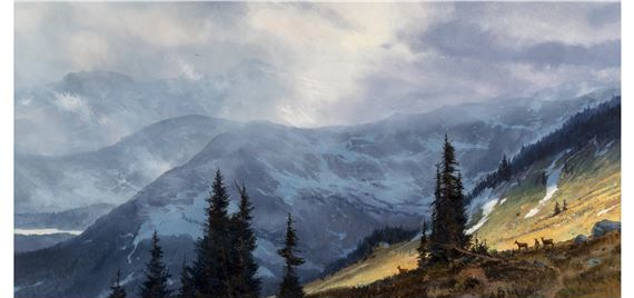 High Meadow by Thomas Kinkade, 1983