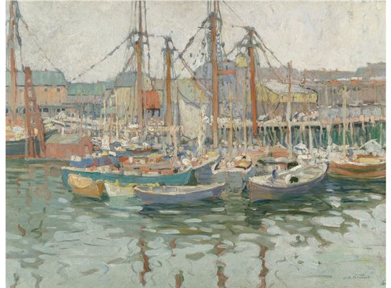 Jane Peterson | Gloucester Harbor (1915 - 1916) | MutualArt