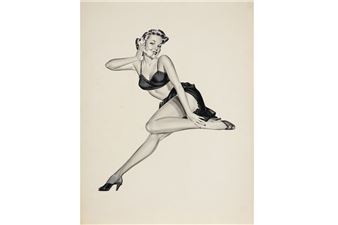 Pin-up (zie boek pag 25) - Pascal Van Den Steen