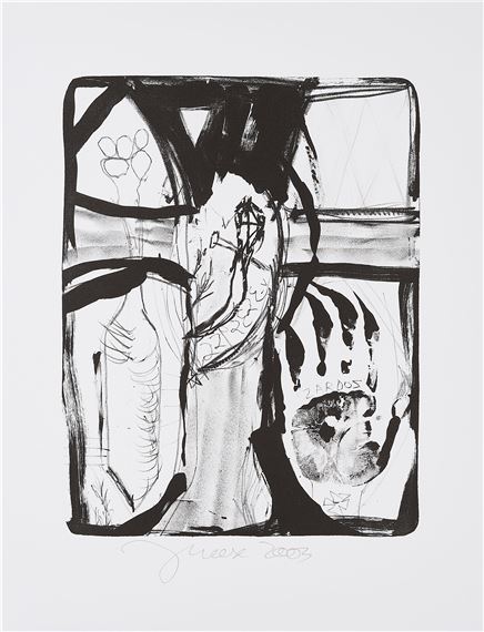 Die Erntegöttin: später, Meuterei... by Jonathan Meese, 2003