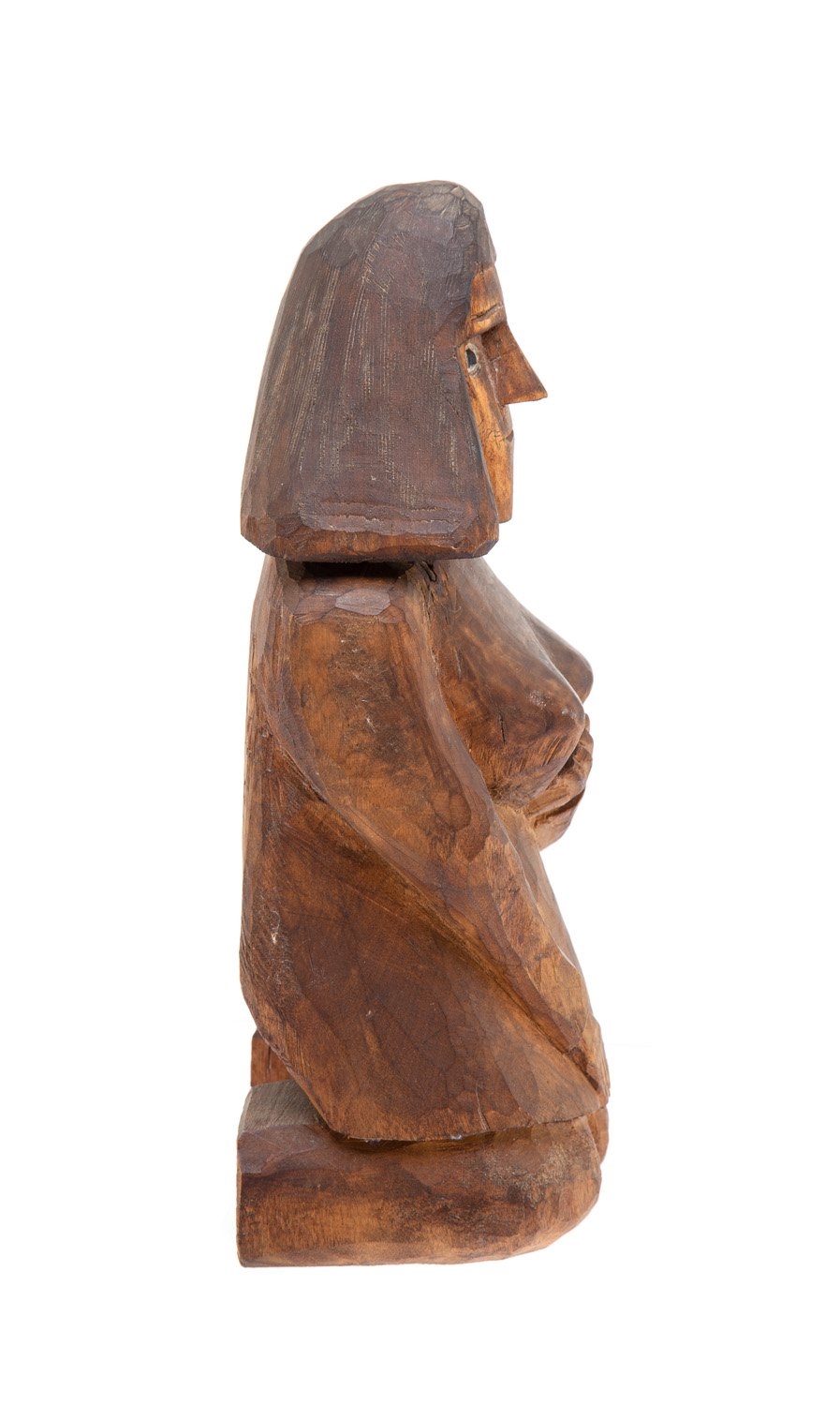 Artwork by Szczepan Mucha, Modniarka, Made of wood