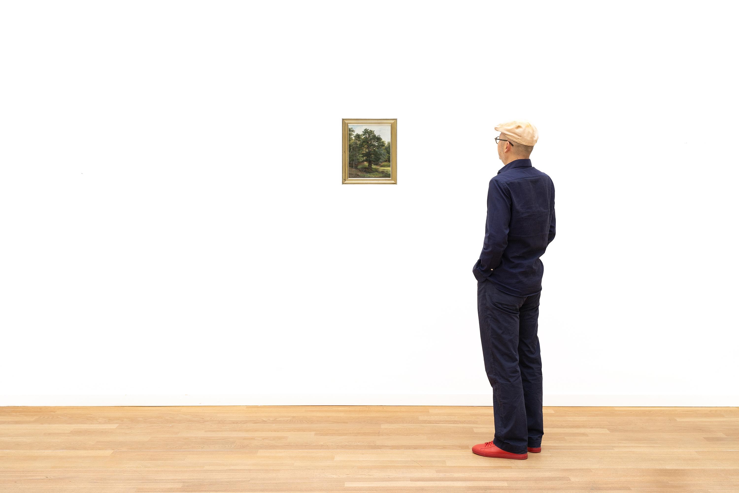 Artwork by Friedrich Preller the Elder, Large oak near Weimar, Made of Oil on canvas