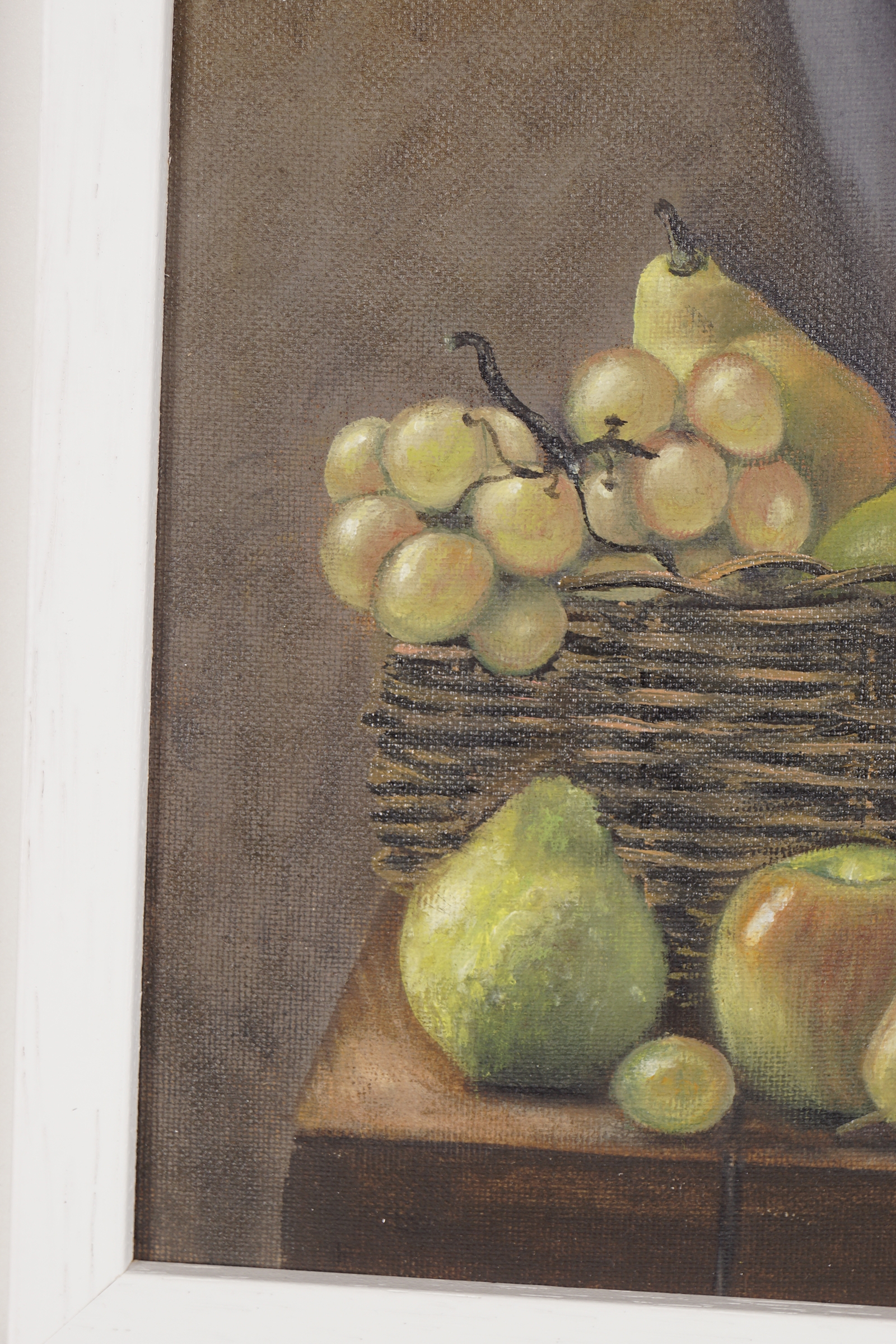 Artwork by Bernard Allison, Still life on a table top, Made of Oil on board