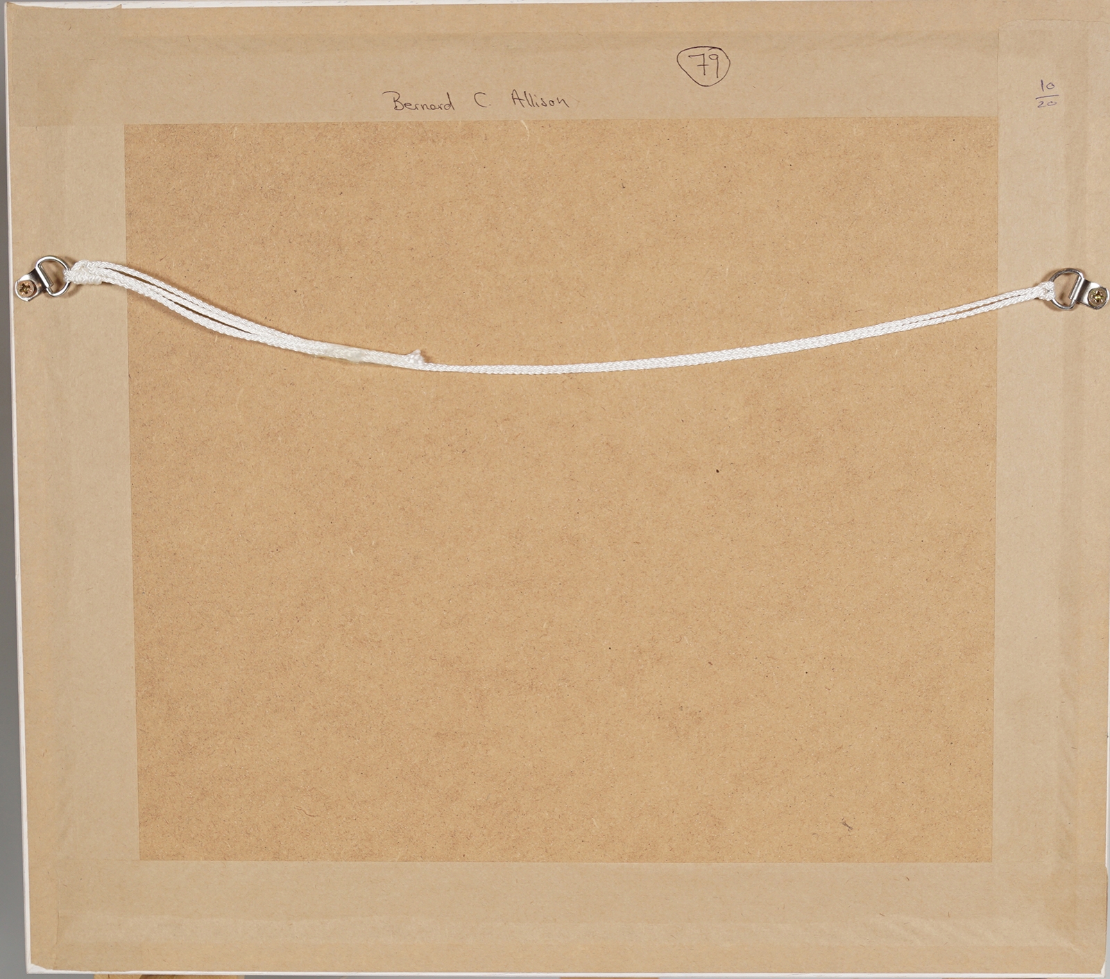 Artwork by Bernard Allison, Still life on a table top, Made of Oil on board