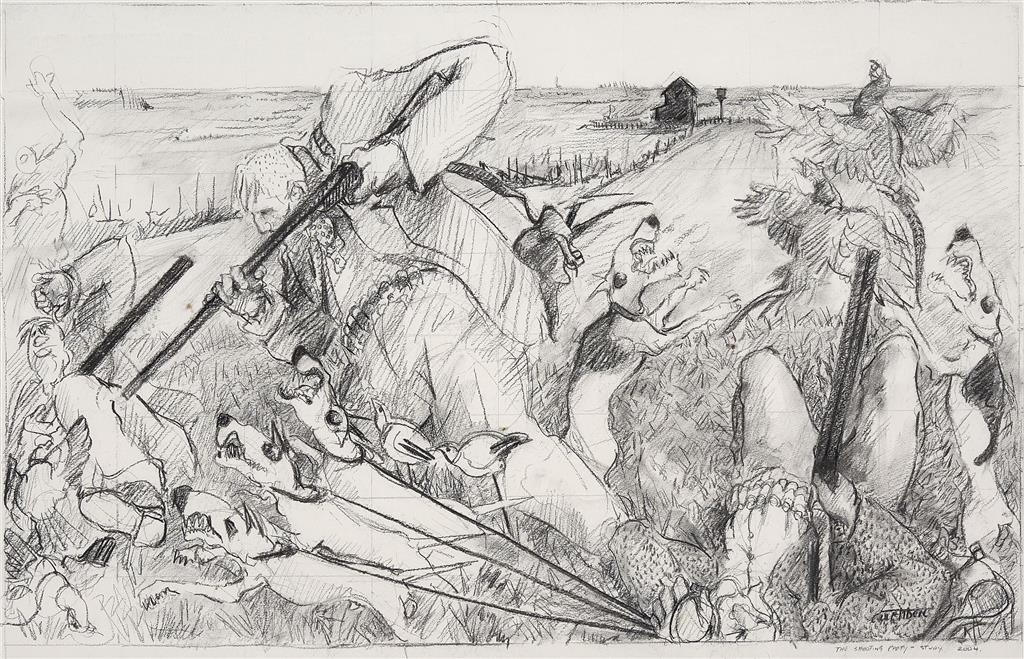 Neil Cuthbert | Study for the Shooting Party (2004) | MutualArt