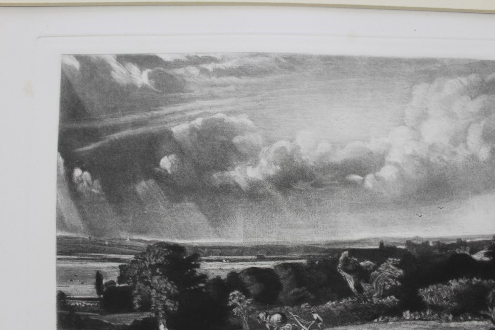 Artwork by John Constable, The Glebe Farm and A Summerland, Made of mezzotints