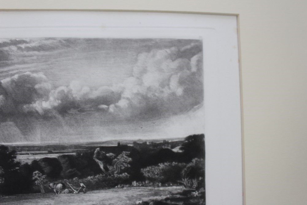 Artwork by John Constable, The Glebe Farm and A Summerland, Made of mezzotints