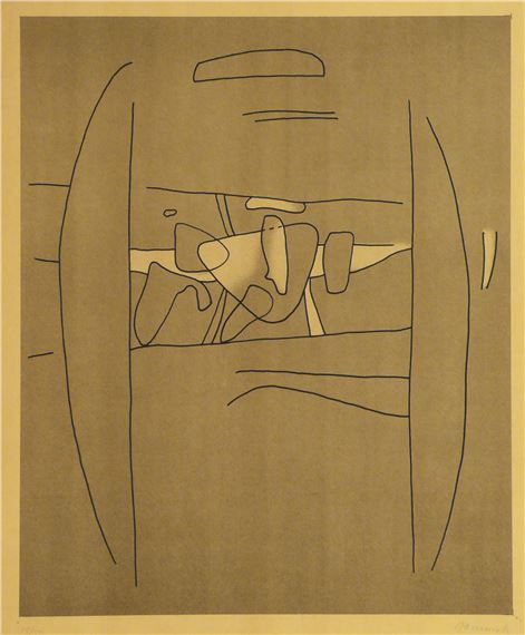 Segmente mit Figuren by Willi Baumeister, 1936
