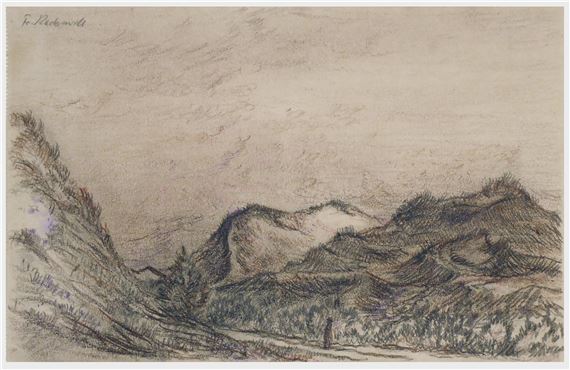 Dünen in Schoorl by Franz Radziwill, 1927
