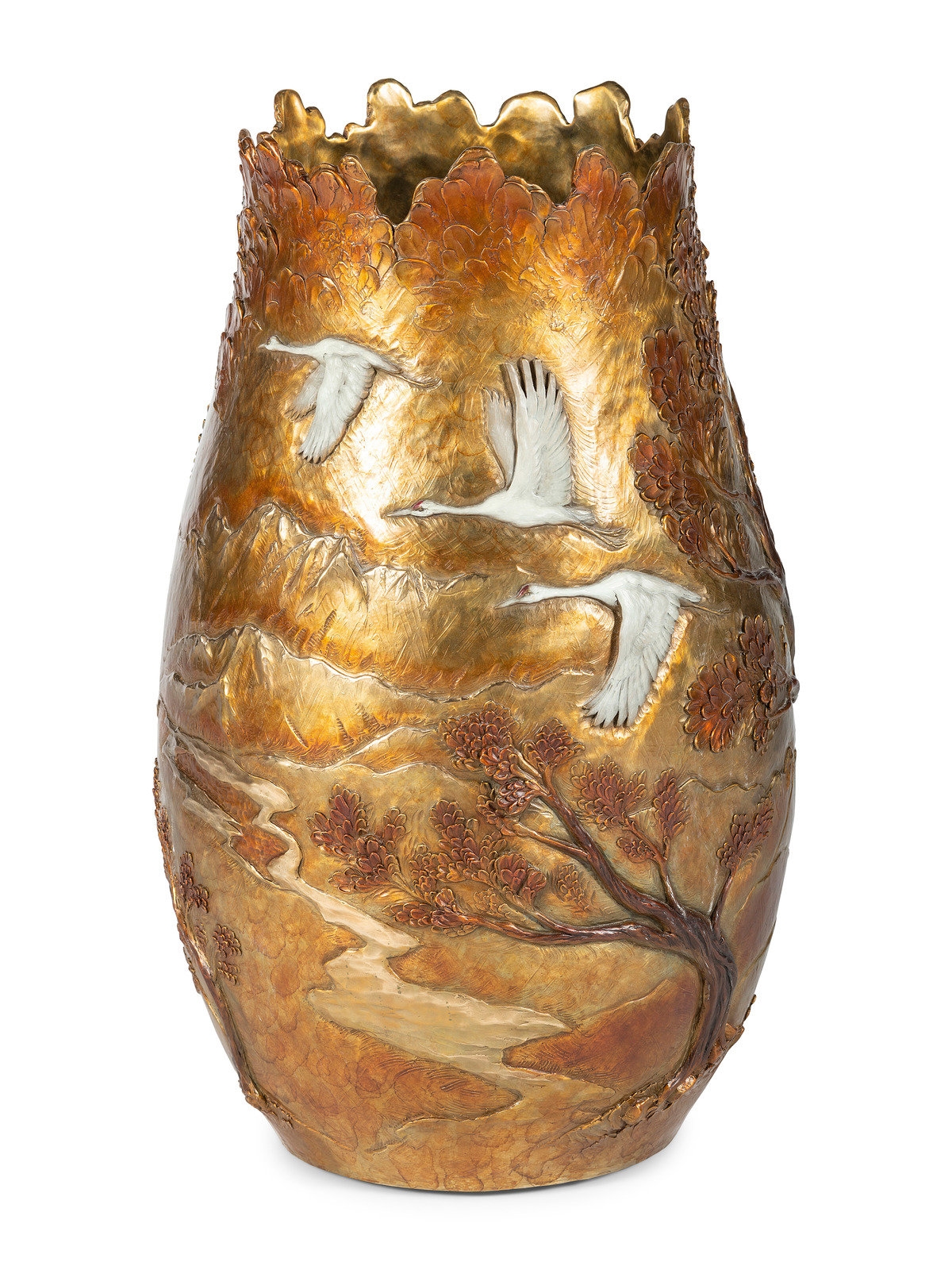 Artwork by Joan Zygmunt, Vessel, Made of Bronze