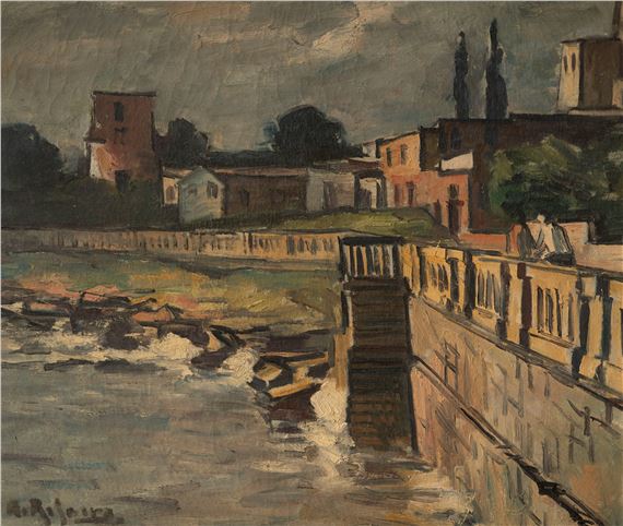Alceu Ribeiro | Paisaje con puente | MutualArt
